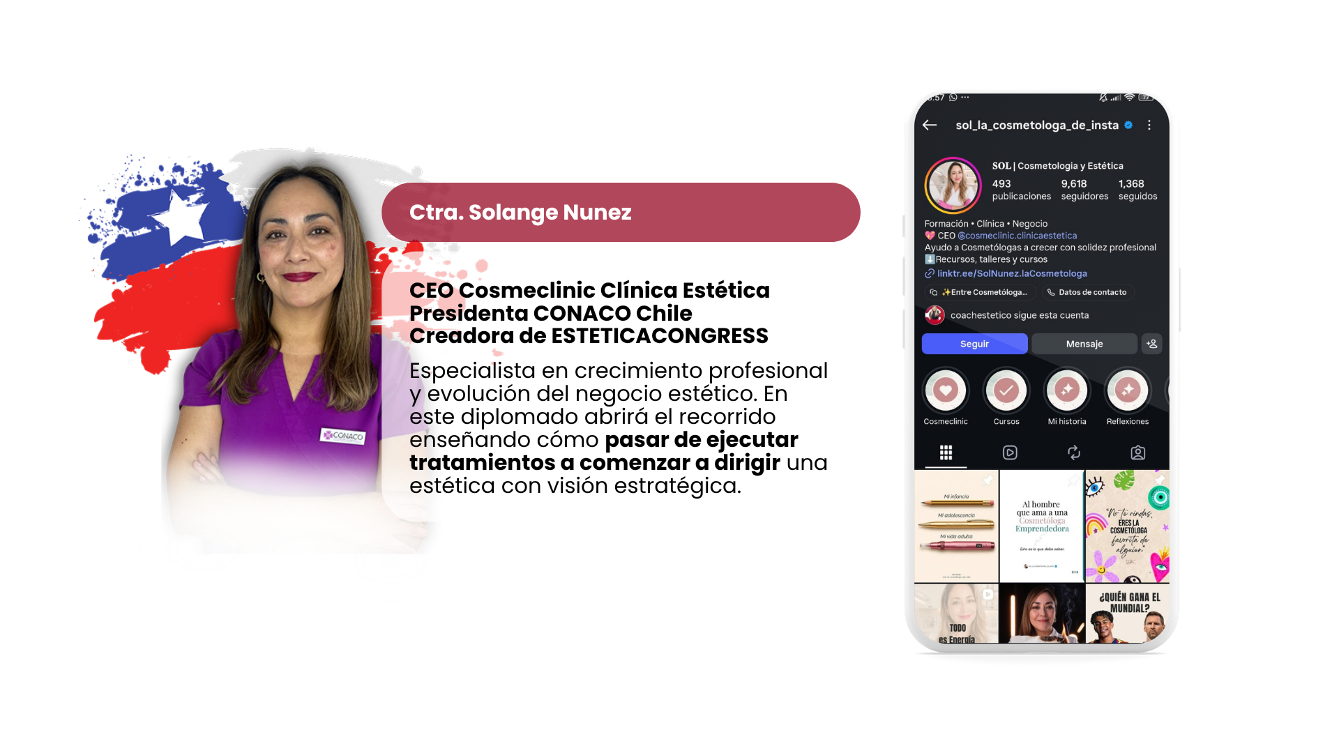 Ctra. Solange Nunez — docente de Chile
